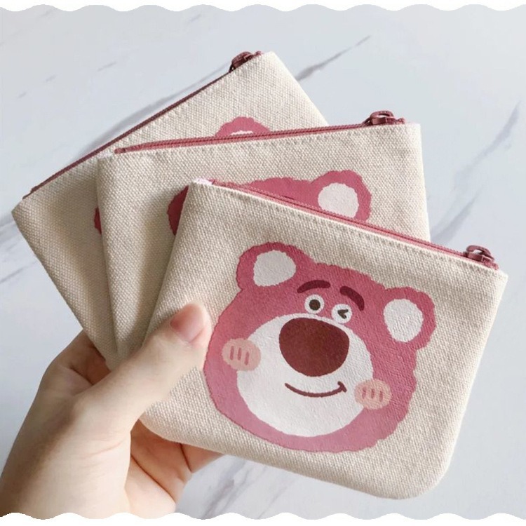 韩版简约硬币零钱包零钱袋女学生帆布可爱钥匙包迷你小钱包定制