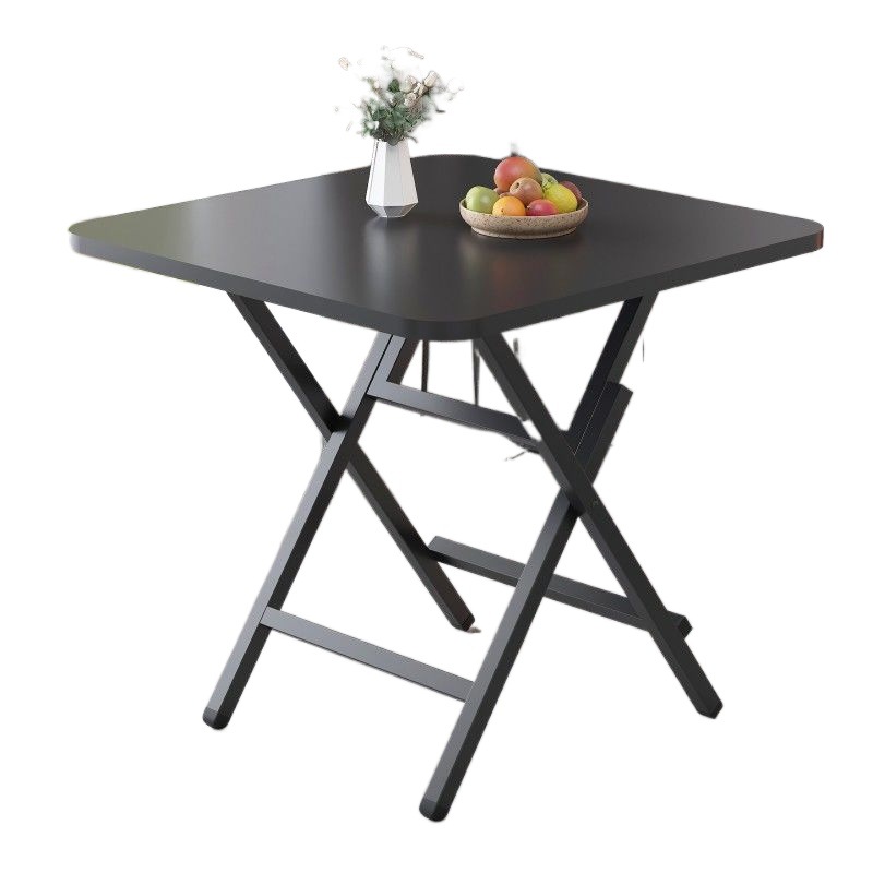 Mesa de comedor cuadrada pequeña plegable simple, dormitorio de casa de alquiler rectangular, apartamento pequeño, fábrica de mesas de comedor portátiles