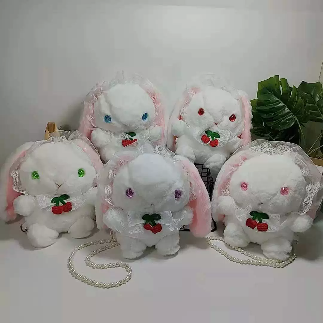 Кролик, милая плюшевая игрушка, сумка через плечо, рюкзак, кошелёк, стиль Лолита