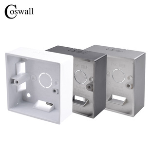 35mm open-mounted box open box black white gray 86 type switch socket external installation box suitable for any position on the wall