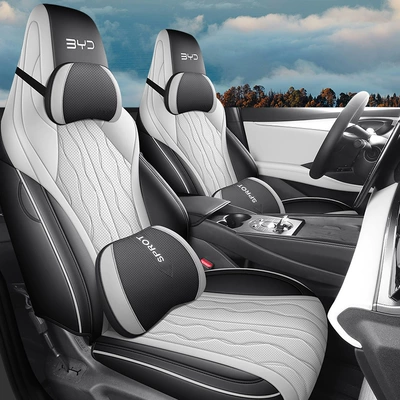 Modelə uyğun (Original) oturacaq örtükləri cover car seat cushion modified - black-gray-deluxe-edition-note-the-model-year-rear-half-pack