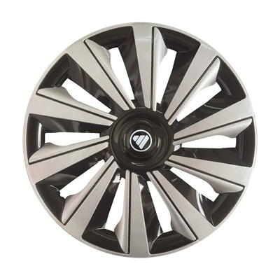 Hub cover – cover, 15inch car tire cover - storm-double-silver-black-15inch-enhanced-10-card