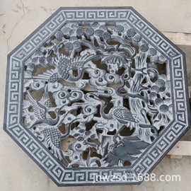 供应古建石雕窗花 园林石刻窗户棱图片 石头窗帘制作价格