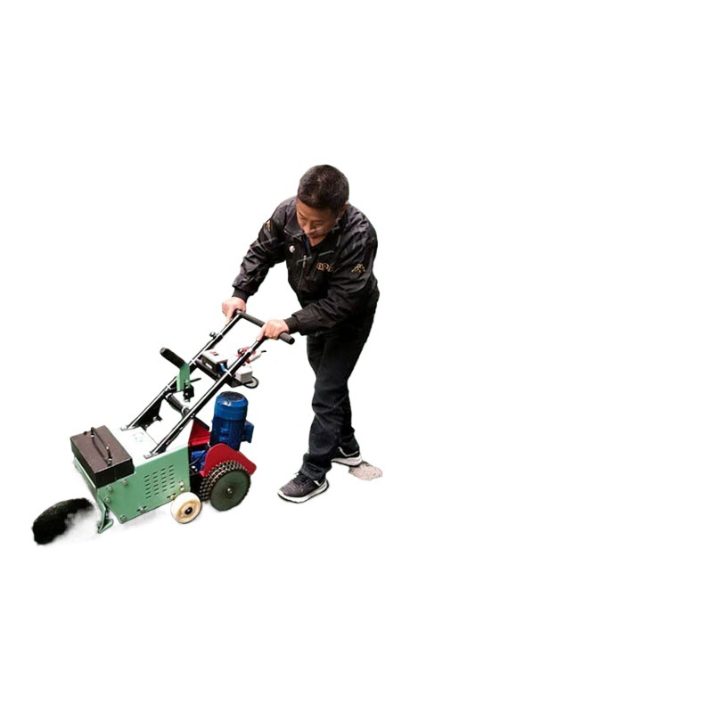 Máquina de corte de pala de plástico procesador de renovación de la pista escalera pasillo piso renovación máquina de cepillado