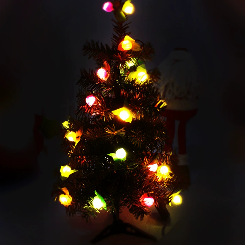 Новогодняя светодиодная гирлянда, световые нити Christmas Fruit Lights Apple Grape Plastic Light Strings Christmas Tree Decoration Pendant Lights