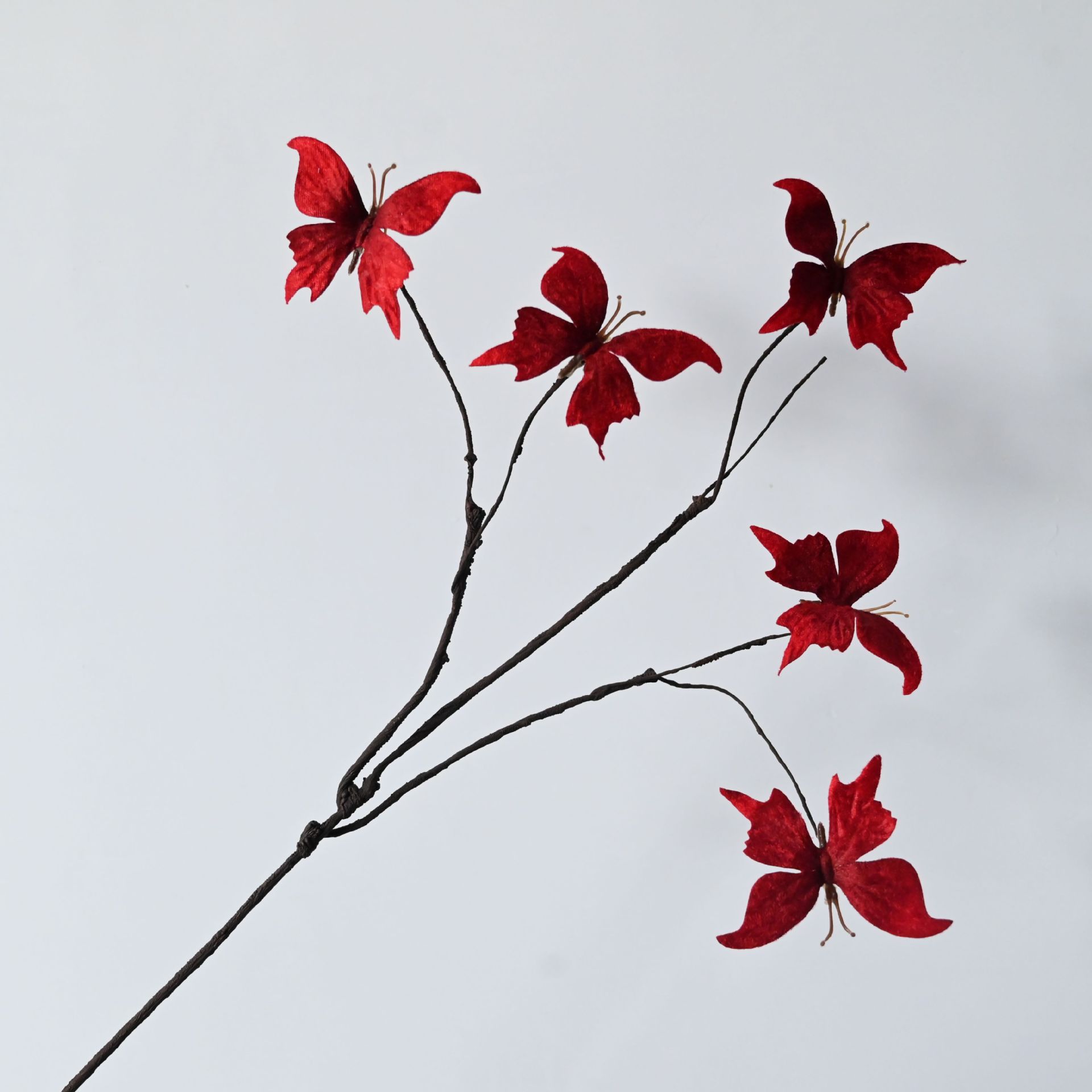 5개입 빨간색 벨벳 70cm