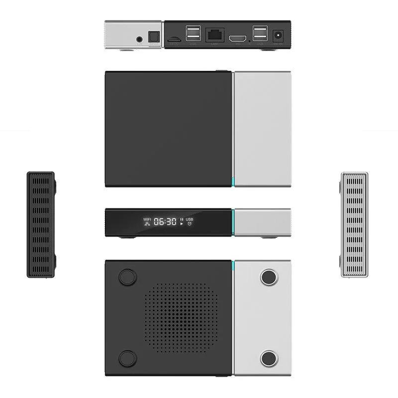 [Настройка сет-топ бокса] HD50-RK3566 Гигабитный сетевой порт поддерживает встроенный SATA винт/4G модуль