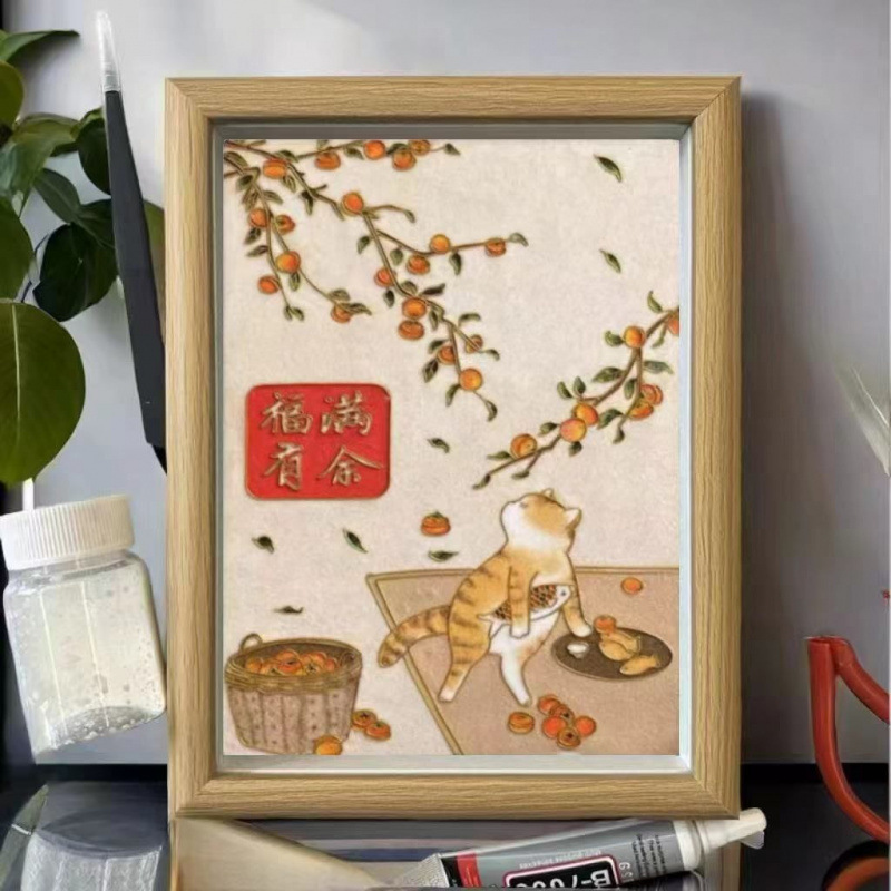中国の流行の景泰蘭七宝絵付け素材パッケージ、非中国中空フォトフレーム、手作り、送料無料。|undefined