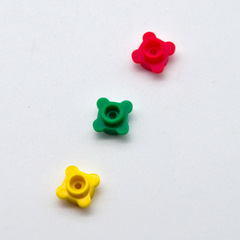 【Minimum Order Quantity 50G】Cross-border MOC Domestic Block Compatible with LEGO 33291 Flower Ring 1x1 Plant Flowers 28573