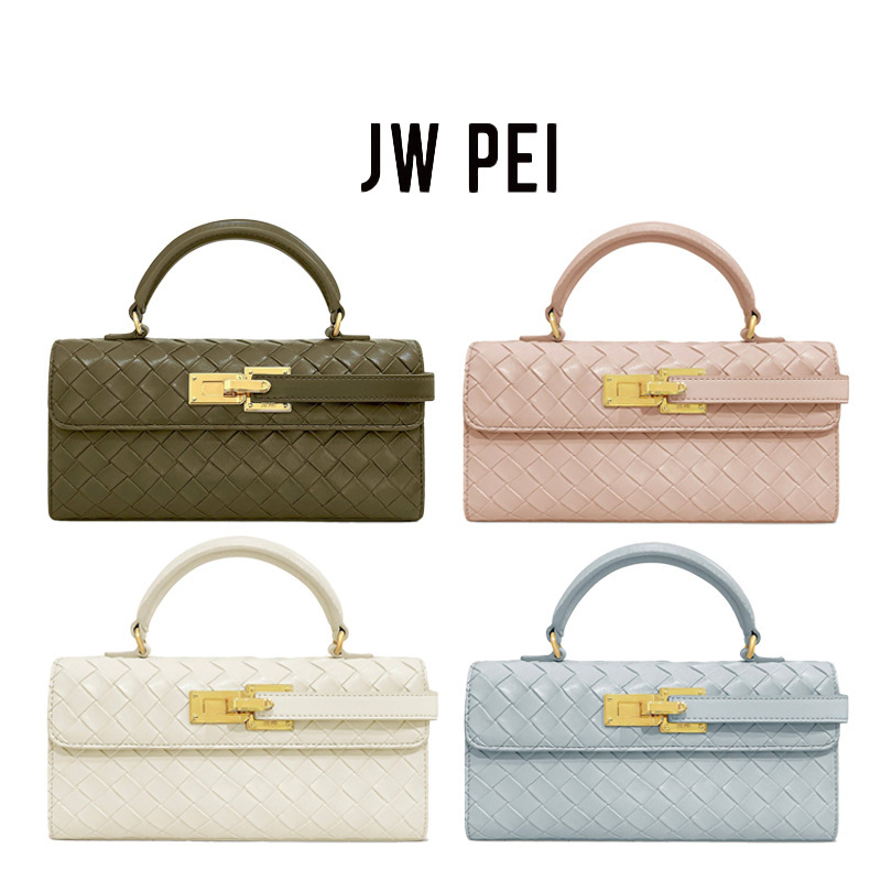 Jwpei Handbag Keyla Small Square Bag Hand-Held Crossbody Bag Kelly Bag 2t199 Portable Versatile Shoulder Bag