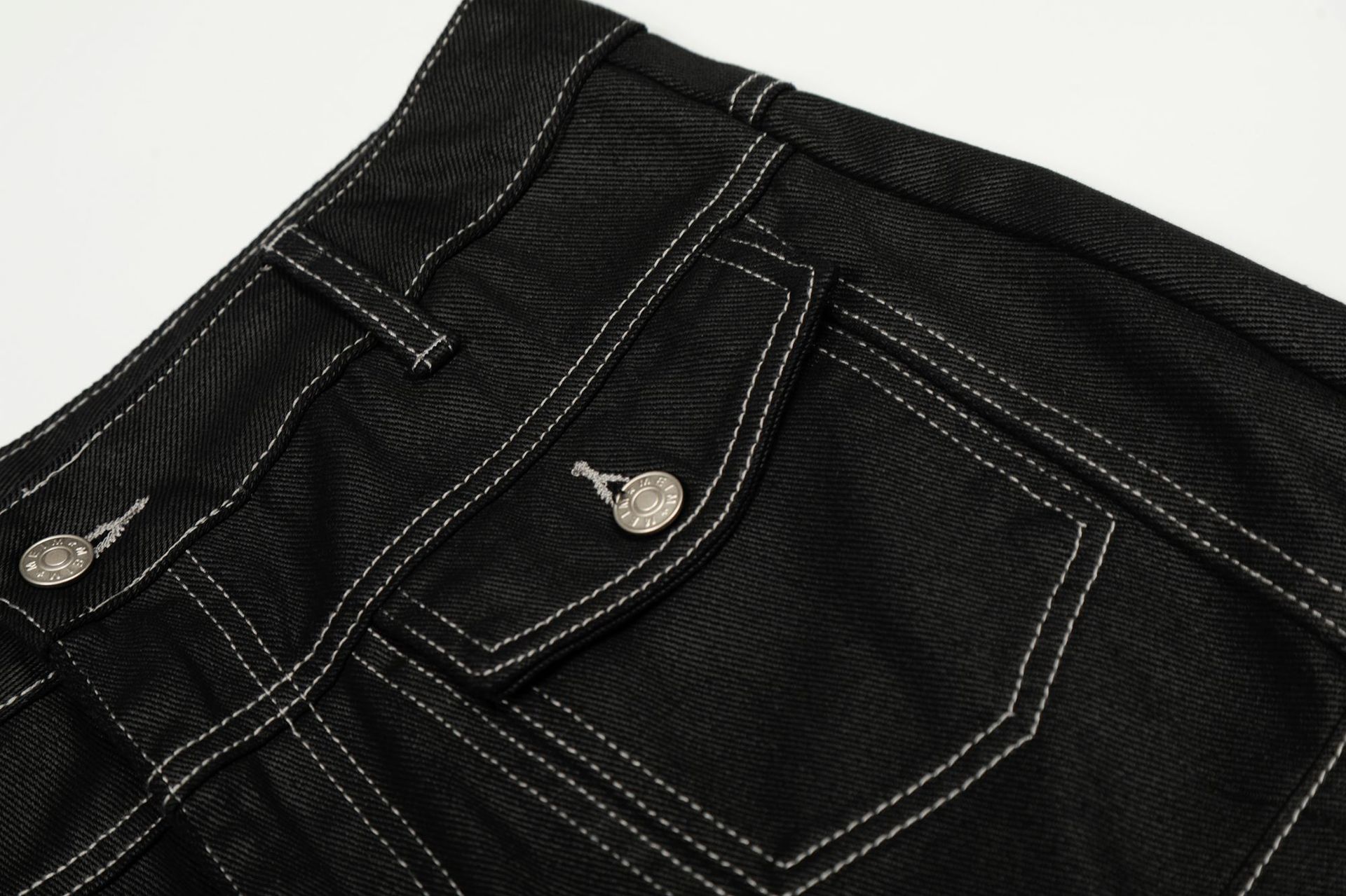 Men's Retro High Street Distressed Print Loose Fit Denim Jeans Vintage Washed Straight Leg Comfortable Cotton Blend Casual Pants_mkmklike.com