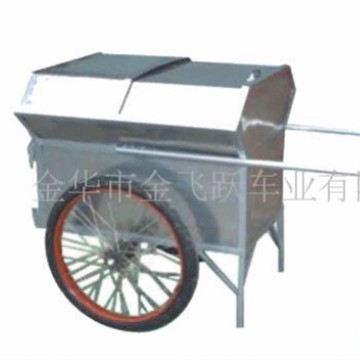 手推式不锈钢垃圾车不锈钢环保园林垃圾清扫环卫清洁车厂家直供