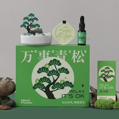 Aromatherapy Crystal Stone Diffuser Oil Gift Box with 