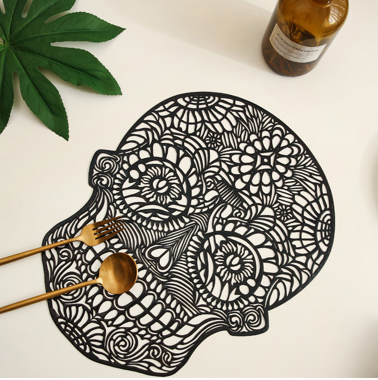 240g Weight Placemat Kitchen and drinking utensils Home Occasion Plastic Material Solid Color Pattern Fashion Style Fashion Solid Color Plastic Placemat 1