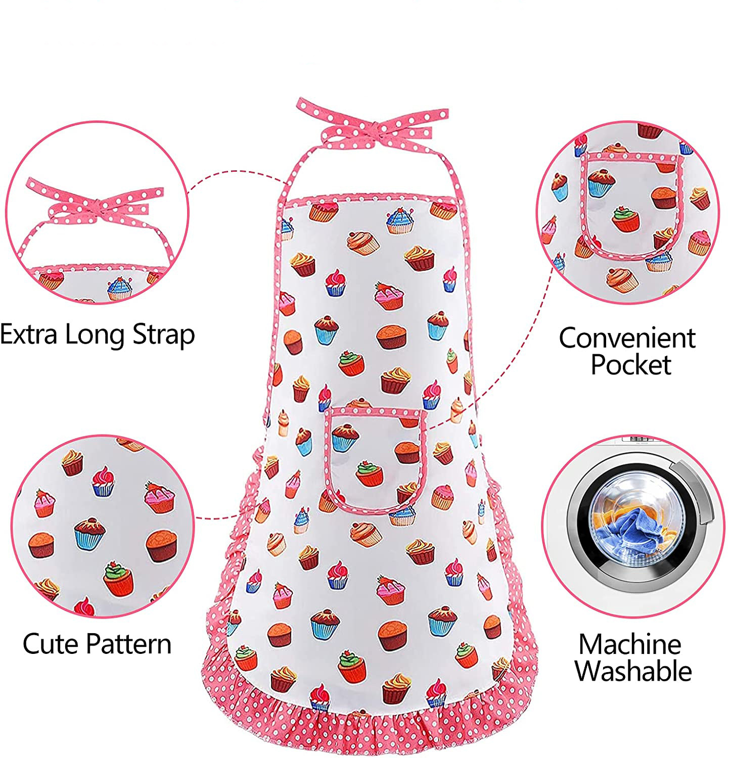 Children's Apron Baking Cartoon Tool Set Play House Kitchen Toys display picture 2