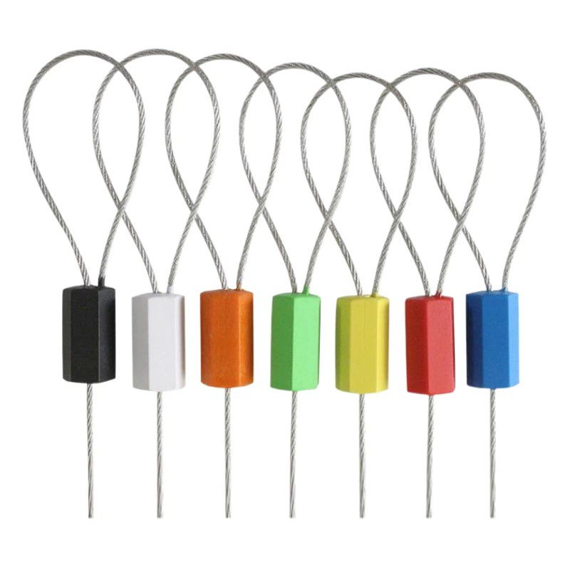 Оптовая одноразовая стальная проволока уплотнение счетчика воды и электроэнергии уплотнение замок контейнер логистика угольный грузовик шестиугольное боковое свинцовое уплотнение