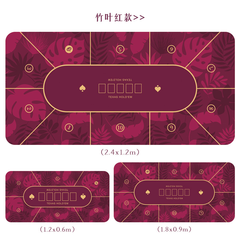 Texas poker estera mantel estera de mesa cuadrada redonda chip estera de goma poker estera de mesa de escritorio estera de Ajedrez de entretenimiento