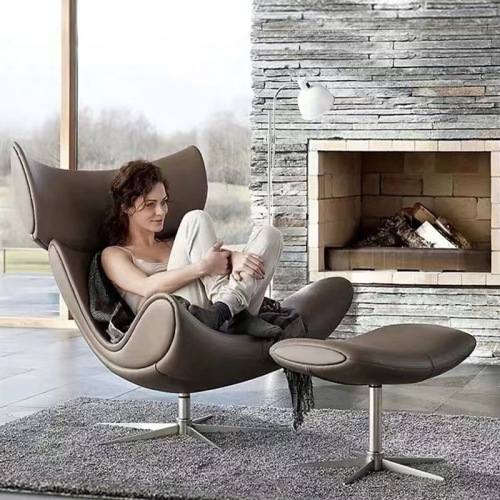 Italian style lazy sofa fiberglass single chair light luxury creative snail chair internet celebrity living room leisure single sofa chair