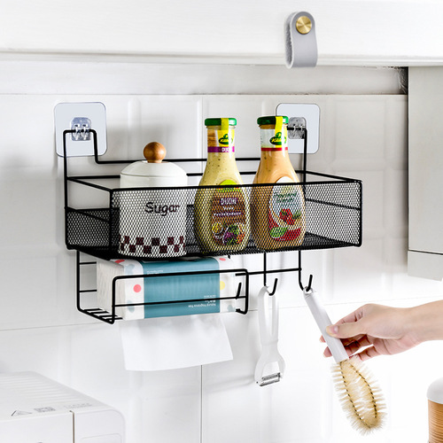 No punching toilet bathroom storage rack toilet bath toilet washbasin wall-mounted shower gel storage rack