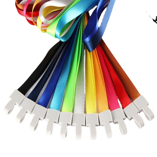 Factory direct supply of mobile phone lanyard, camera rope, polyester braided sling, hook buckle, color lanyard, brand card sleeve lanyard