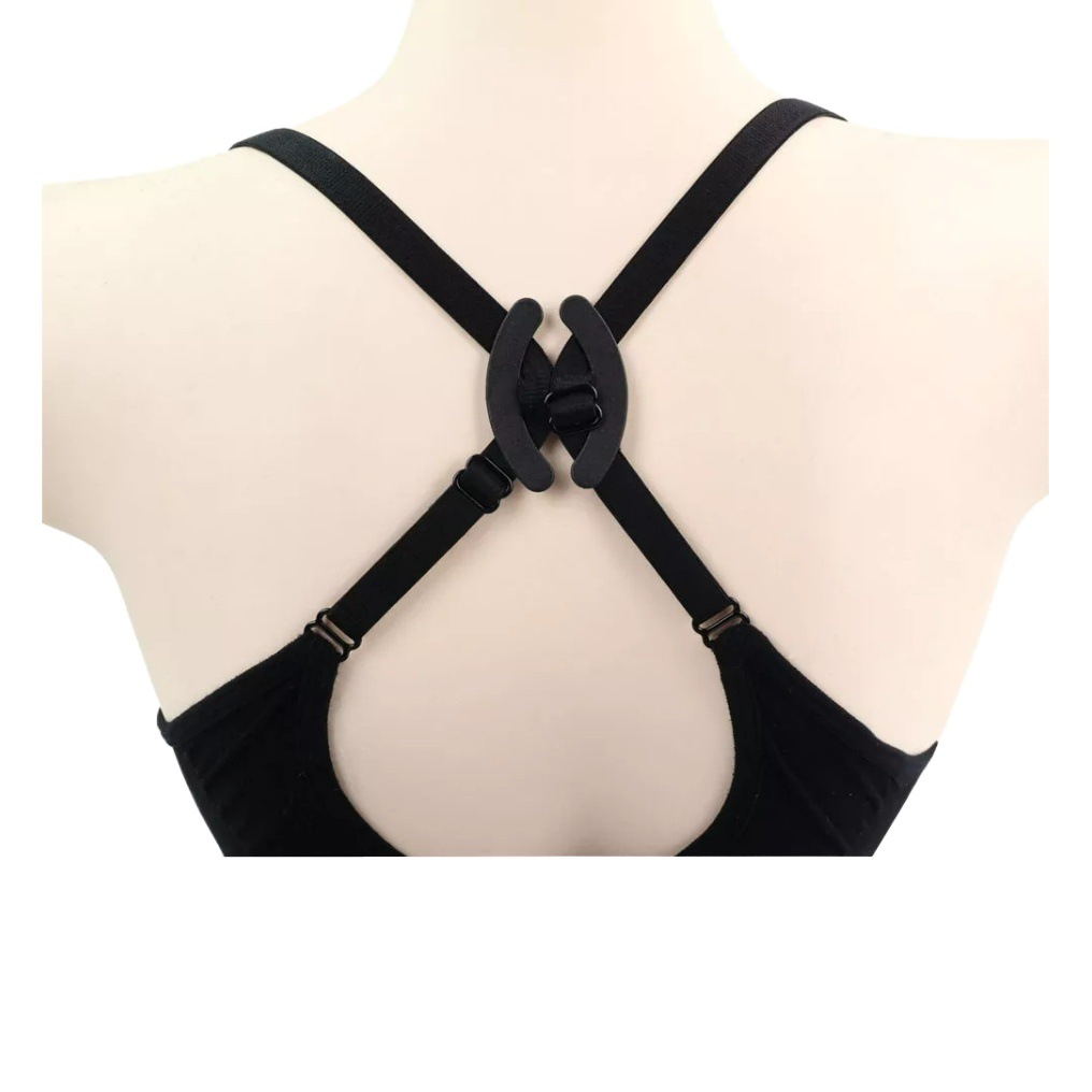 8 en forma de ropa interior antideslizante hebilla sujetador correa de hombro ajustable hombro-Sujetador libre Correa espalda Cruz invisible accesorios Auxiliar