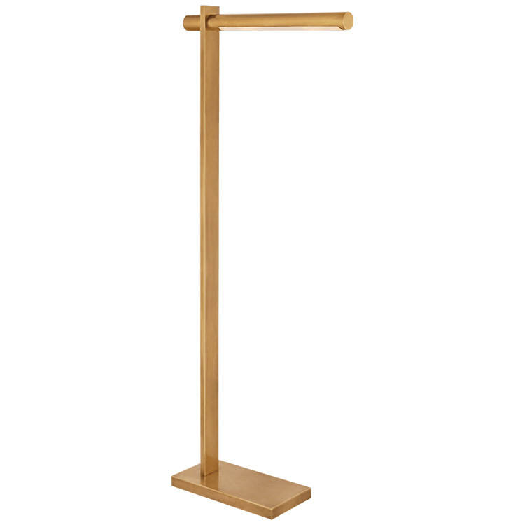 Modern Simple and Personalized American All-Copper Floor Lamp Living Room Study Bedroom Floor Lamp Hotel Room Exhibition Hall Same Style