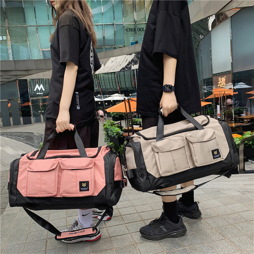 Large capacity travel bag luggage bag fitness sports bag boarding business trip bag accommodation bag travel bag factory goods wholesale
