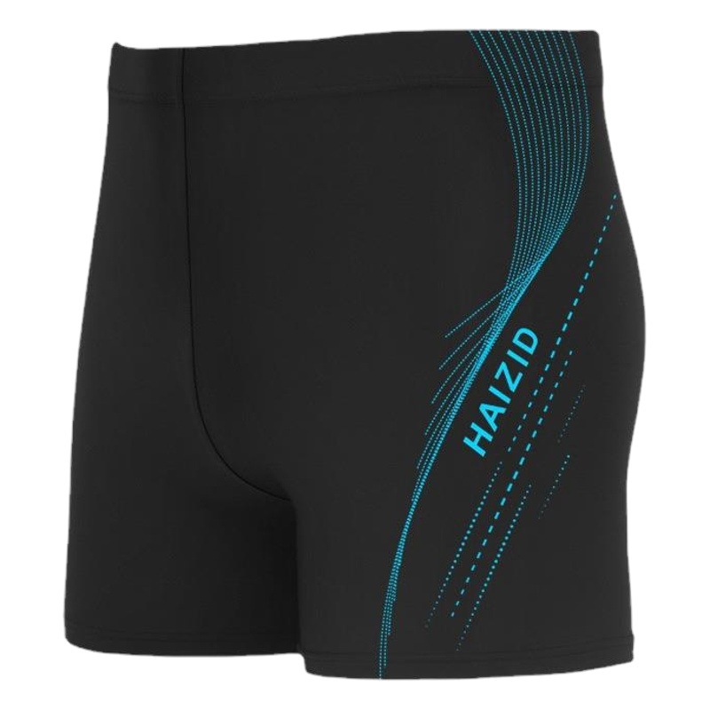 Men's Swimming Trunks Anti-Embarrassment Boxer Beach Swimming Trunks Men's Hot Spring Pants New Loose Professional Swimming Men's Swimming Trunks