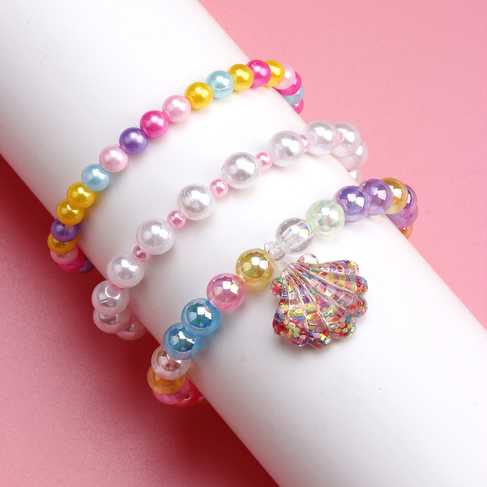 Simple Style Shell Plastic Beaded Bracelets display picture 2