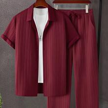 F 91812 Ribbed lapel 2 piece set ������װ�������׿羳��