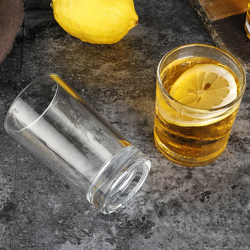 Straight juice cup, high temperature resistant household straight cup, lemon tea cup, oatmeal coffee milk glass