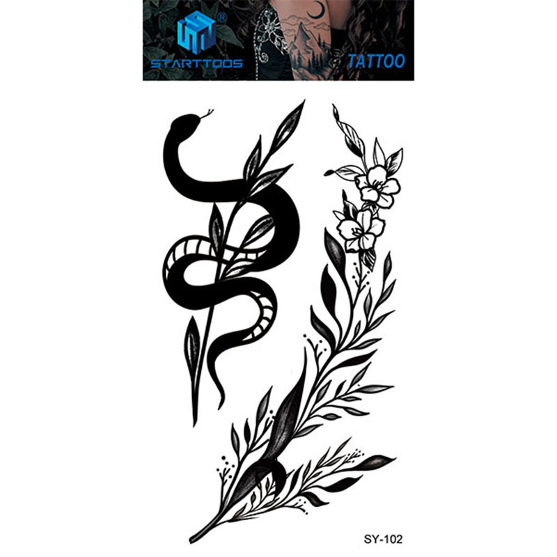 Spot mayorista transfronterizo dulce y simple viento tatuaje de dedo moda cool tatuaje desechable tendencia