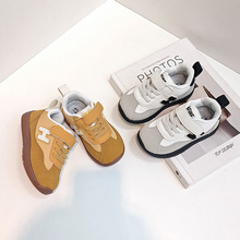 韩版儿童帆布鞋春秋新款男童软底宝宝室内板鞋女童时尚百搭阿甘鞋