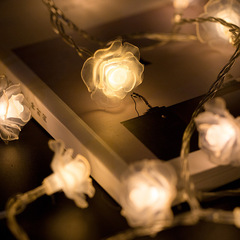 Led小さなカラーライトストリング出店スターライトキャンプ雰囲気ライトストリングクリスマス屋外庭装飾ライトバッテリーusb