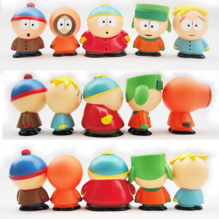 Набор фигурок (South Park) серия 1 — 5 шт. мини-фигурки на торпеду, 5–7 см
