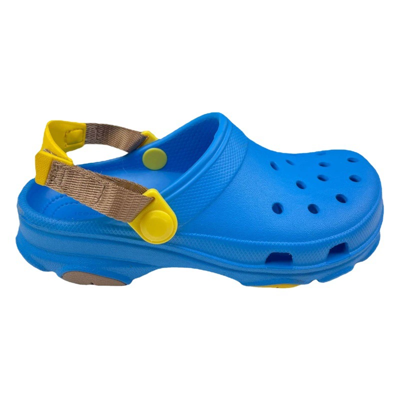 Новые детские сабо 2025 года в классическом стиле «Тренч», с мягкой подошвой, закрытым носком, нескользящие, для пляжа и прогулок