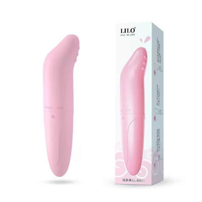 Лило Приходи к музыке Дельфин Stick Mini Fun Egg Geta массажный палочка Женский мастурбационный взрослый секс товары