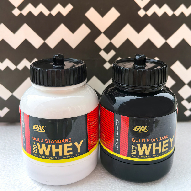 Protein Powder Dispensing Can, Portable Funnel Powder Box, Compact Portable Food-Grade Muscle-Building Powder, Sports Supplement