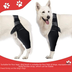 Dog thigh guard, leg support brace, pet fracture fixation device, post-surgery knee assistant