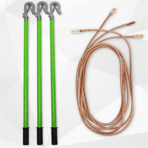 JX-10KV三相平口短路接地线   25平方软铜线