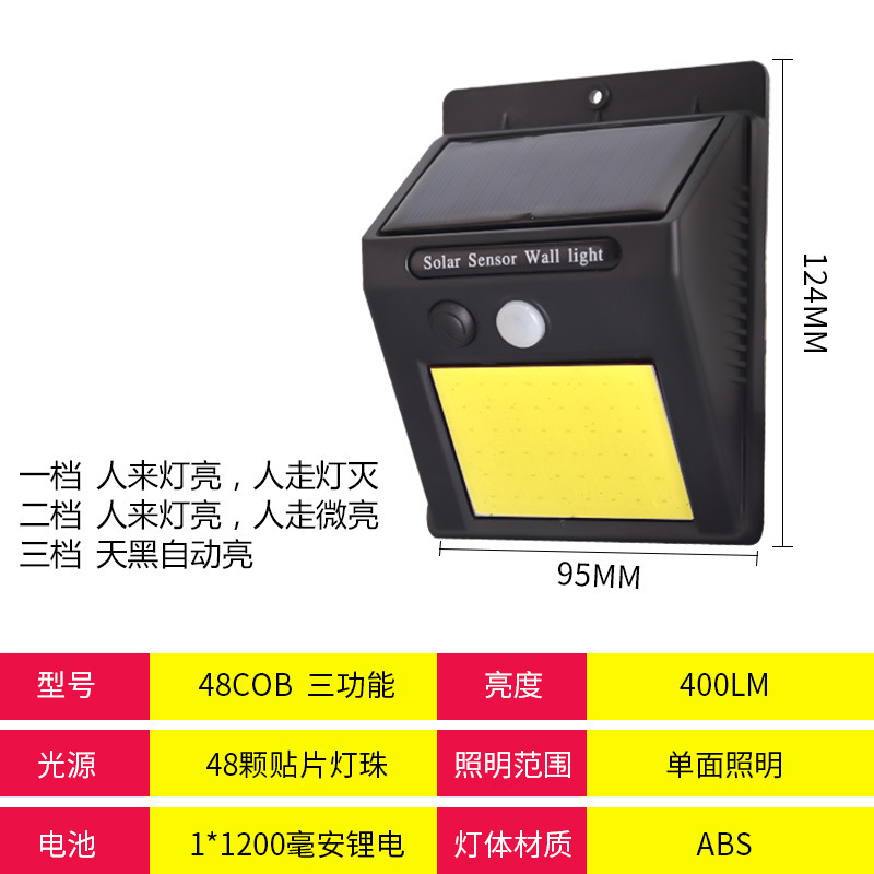 Hogar lámpara solar fluorescente lámpara de jardín solar al aire libre Cuerpo Humano inducción lámpara de pared jardín Villa ciervos Otros