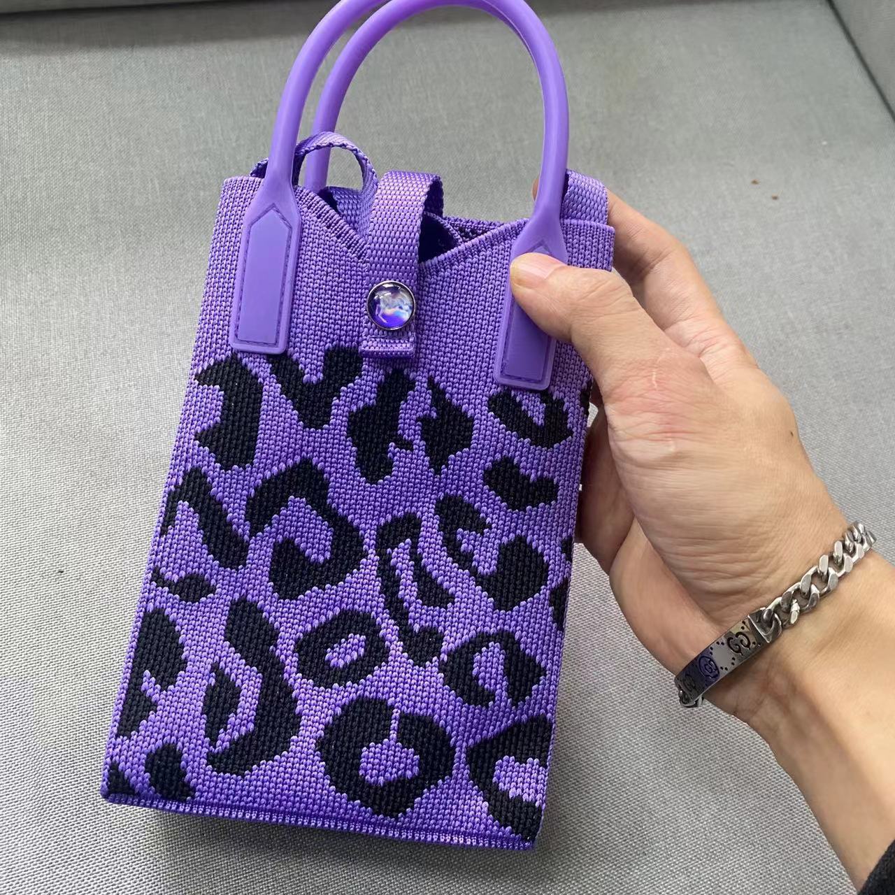 Nuevo amor bolso del teléfono móvil bolso de punto al por mayor de gran capacidad bolso de mano estudiante crossbody bolsa de lana fábrica