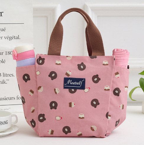 保温ピンククマ頭