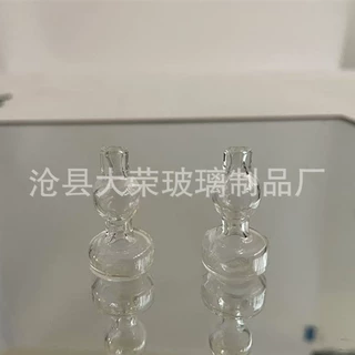 加工定制高硼硅吹制玻璃杯玻璃罐玻璃瓶玻璃罩葫芦造型玻璃工艺品