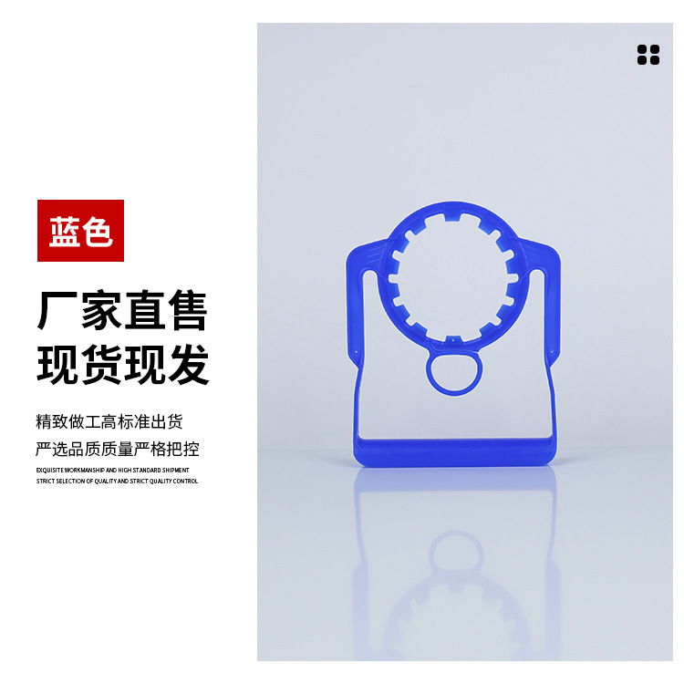 mango de cubo de agua mineral desechable conveniente tipo desgarro y tirón de mano de transporte de material PE para producción de botella en blanco de calibre 55