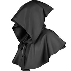 送料無料ハロウィン COS 衣装黒マント中世フード付きコスプレ男性死神マントパーティー