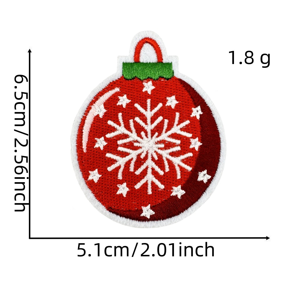 2g Weight Clothing Sticker Patches Classification 1 Piece, 1 Set Quantity Nonwoven, Polyester Material Christmas Festival Christmas Tree, Letter, Snowman Pattern Cute Style 1 Piece 1 Set Cute Christmas Tree Letter Snowman Nonwoven Polyester Clothing Sticker Patches 27