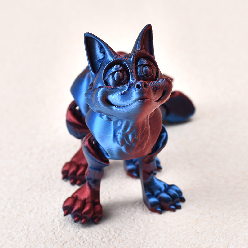 Ventas transfronterizas de juguetes de impresión 3D, animales de impresión 3D, adornos creativos, juguetes de dragón