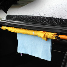后备箱雨伞收纳夹挂钩架车载多功能实用挂绳毛巾架后座后排置物架
