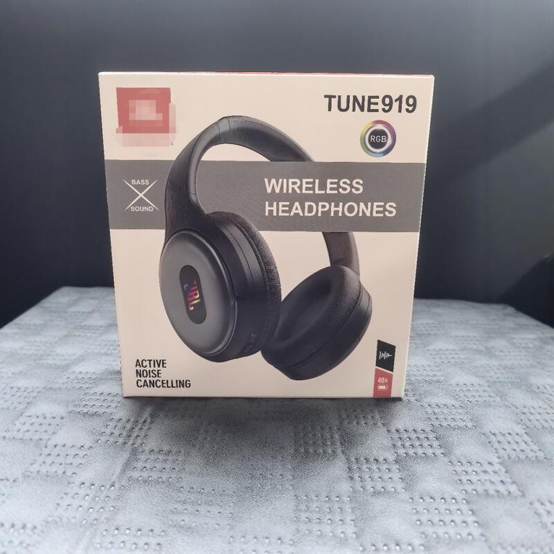 Cross-Border Color Box New Model St810 Rgb Rhythm Light Head-Mounted Bluetooth Headset Packaging Color Box Factory Direct Sale